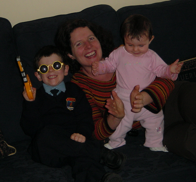 D, Fionn and Kate on couch